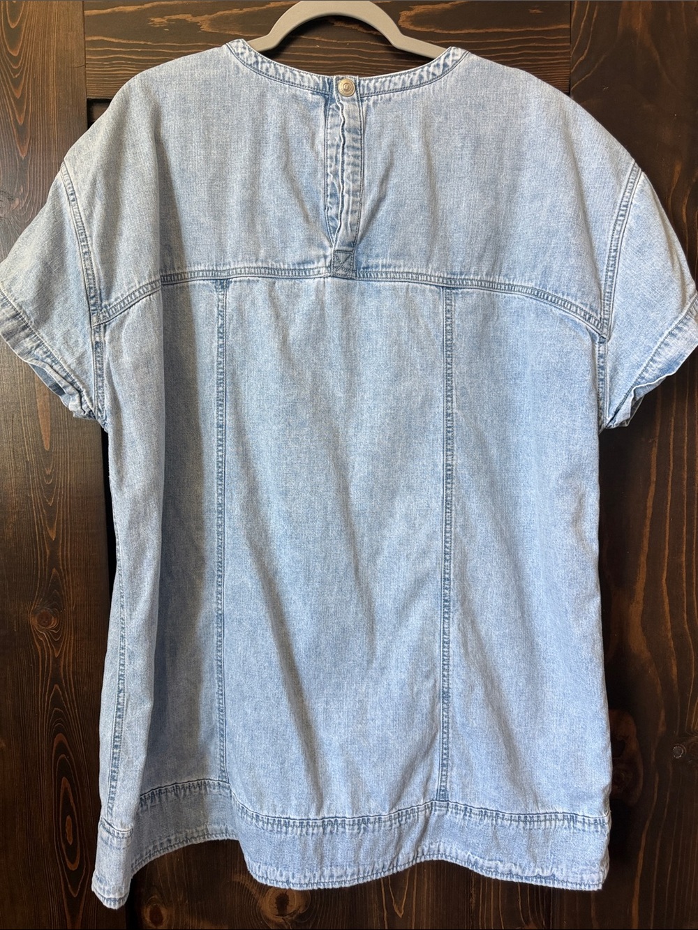 Free People Denim Shift Dress - Picture 3 of 8